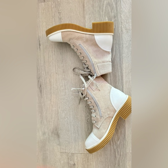 VANELI Mage Lace Up Suede Leather Lace Up Combat Boot - Picture 9 of 14